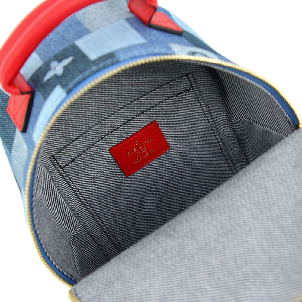 Louis Vuitton Backpack Mini Denim Patchwork Monog… - image 7